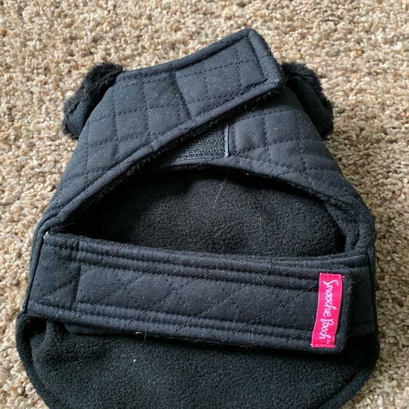 NWOT black quilted dog jacket - Picture 3 of 8